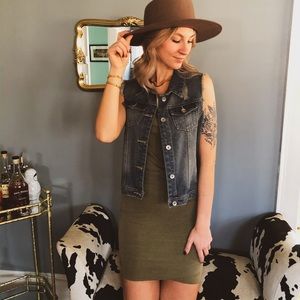 Tank dress and vest